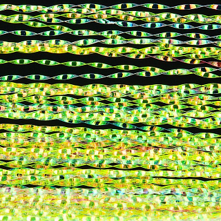  Синтетическое волокно HENDS products Krystal Flash Rainbow Yellow Fluo 