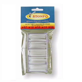 STONFO Art.30-5 силиконовый кембрик Ф - 0,7-2,0mm в коробочке,L=40mm