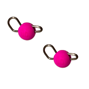 Груз чебурашка вольфрам разборная Fish Season, вес 1.0 гр, цвет Розовый (уп. 4 шт)