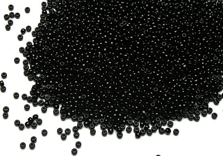Дикая Речка Бисер калиброванный small, 49 Black, 3гр.