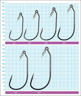 Офсетный крючок OWNER 5132-3/0, 4шт