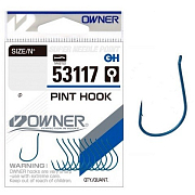 Одинарный крючок OWNER 53117-12 Blue, 13шт