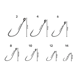 CF Крючок S Hook  №2 (10шт)