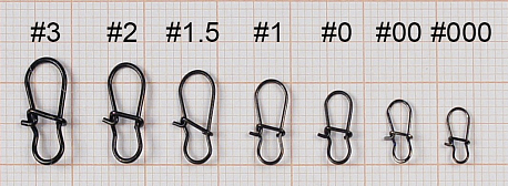 Застежка HITFISH Round Snap #0 (20lb/9 kg) (13 шт/уп )