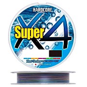 Шнур Duel PE Hardcore Super X4 200м 5Color #2.0 (0.24мм) 13,0 кг