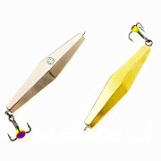 Зимняя блесна MF Ice "Кобона 7" 57 подвес латунь-нейзильбер