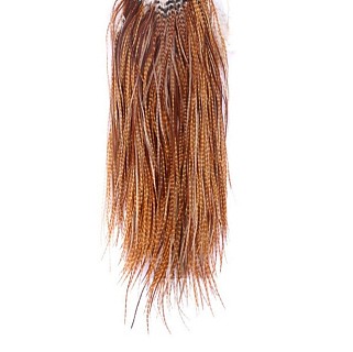 WHITING Петушиное седло Rooster SILVER Saddle Grizzly dyed Med. Ginger