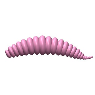Силиконовая приманка Trix TroutMania FIFA 1,3" цвет 003 Pink (Bubble Gum) упак.10 шт