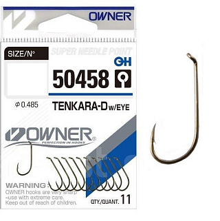 Одинарный крючок OWNER 50458-12, 11шт
