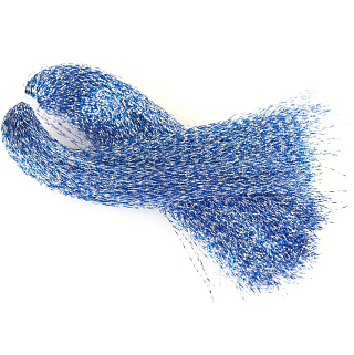 HEDRON Волокна синтетические крученые Flashabou Accent Grizzly SILVER/DR BLUE