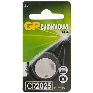 Элемент питания GP CR-2025 BL-20 Lithium 3V