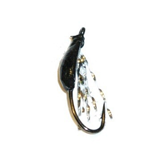 Мормышка Мастив Уловистая 3 черный, вязаный 0,5гр 