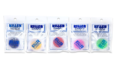 WAPSI Стеклянные бусинки Killer Caddis Glass Beads CC MIDGE ROOT BEER