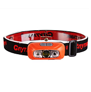 Фонарь налобный светодиод. СПУТНИК SL550 (120Лм, 3W, сенсорный, аккумуляторный)