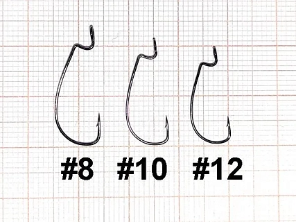 Одинарный крючок HITFISH LIGHT GAME HOOK (с большим ухом) #10 (7 шт/пач)