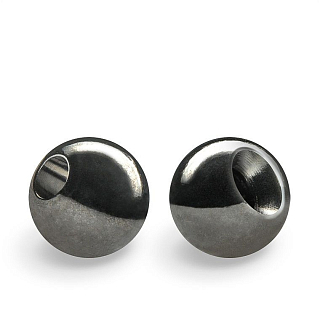 FLY-FISHING Латунные головки Brass Beads 3.3 mm (20 шт.) BLACK NICKEL