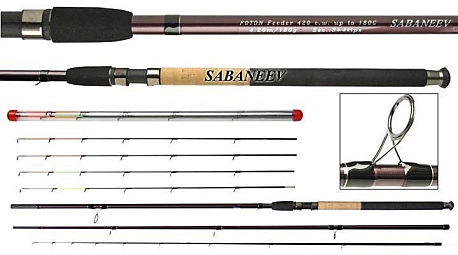 Удилище фидерное Sabaneev FOTON 390 (130 гр)