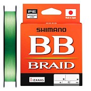 Леска плетеная SHIMANO BB Braid PE 150м Green #3.0, 0,230 мм (22,5 кг)