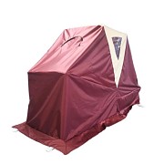 Палатка-сани рыбацкая АНГАРА 220х135х75см (бордовая)