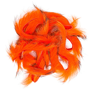 WAPSI Полоски меха кролика Barred Rabbit Zonkers FL FIRE ORANGE