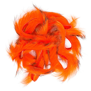 WAPSI Полоски меха кролика Barred Rabbit Zonkers FL FIRE ORANGE