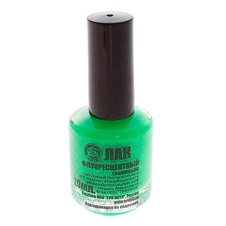Лак рыболовный флюор. зеленый Три Кита