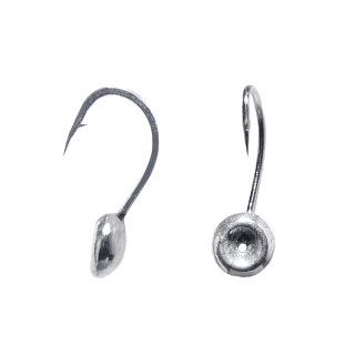 Мормышка ангарская серебро №  9 Глазок средний, кр. № 10