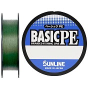 Плетеный шнур Sunline BASIC PE 150m  #2.0  0,241мм, 15.5кг, dark green