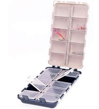 Коробка Salmo двойная 2420 (20 ячеек с крышками)