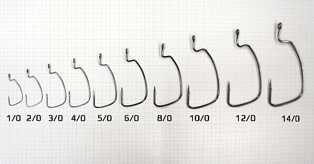 Крючок офсетный HITFISH GT Offset Hook #12/0 (2 шт\пач)