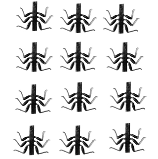 J:SON Реалистичные ножки нимф Realistic Nymph Legs RNL S5, Black (12 шт) for Stonefly Nymph.