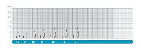 Одинарный крючок Pontoon21 11502 (11502-16) 10 шт