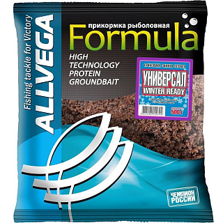 Прикормка готовая ALLVEGA "Formula Winter Ready" 0,5 кг УНИВЕРСАЛ