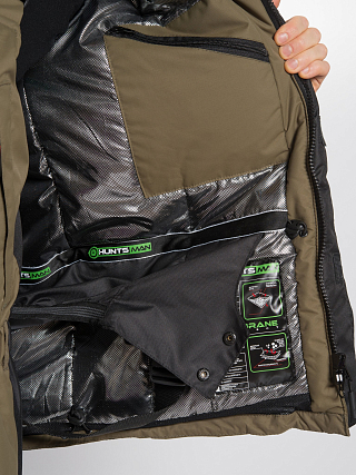Костюм Huntsman Поплавок Siberia Floating , цв.хаки/черный,тк.Breathable, р.48-50/170-176