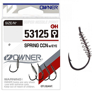 Одинарный крючок OWNER 53125-10, 6шт