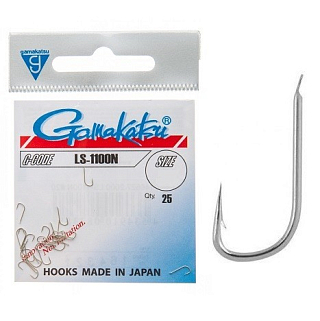 Крючки Gamakatsu LS-1100N №18 Nickel (25 шт)