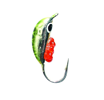 Мормышка W Spider Рижский банан с ушком краш. с икрой 3,5 мм 1,00 гр. 156I