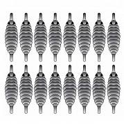 Zima&лето Спинки для имитации Гаммаруса №8, серый (16шт)