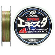 Плетеный шнур Sunline PE EGISTA X4 150m  #0.4  0,104мм, 2.7кг, multicolor