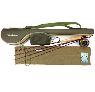 KOLA SALMON Готовый нахлыстовый набор LIBRA (6-ый класс, катушка Jora, шнур Presentation Taper)