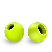 FLY-FISHING Латунные головки Brass Beads 5.5 мм (20 шт.) FL CHARTREUSE