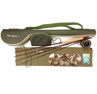 KOLA SALMON Готовый нахлыстовый набор LIBRA (5-ый класс, катушка Jora, шнур Presentation Short