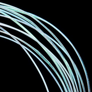 HENDS Материал для формирования сегментов Pearl Quill Medium White / Violet and Green effect 1,5 m