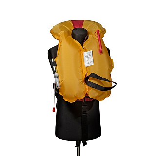 Автоматический надувной спасательный жилет, оранжевый