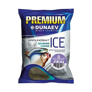 Зимняя прикормка "DUNAEV ICE-PREMIUM" 0,9кг Лещ