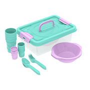 Набор для пикника "Всегда с собой-2" на 4 персоны (23 предмета) 