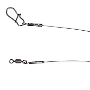 Стальной поводок HITFISH Stainless leader (1*7 нитей) 600мм d 0,45, 24,7 кг (4 шт/уп)