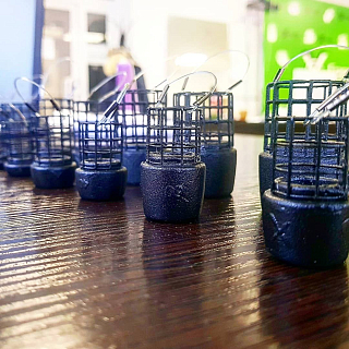  Кормушка фидерная X-FEEDER ME BULLET ROCKET M GRID  80 гр (26мл, цвет Matt Black)