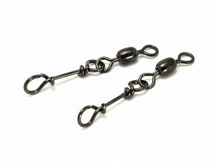 Застежка с вертлюгом HITFISH Brass Crane Swivel with Easylock snap #2 (55 lb/25 kg) (7 шт/уп)