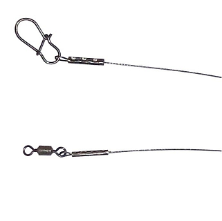 Стальной поводок HITFISH Stainless leader (1*7 нитей) 200мм d 0,24, 6,8 кг (4 шт/уп)